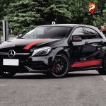 Car Door Side Body Decor Sticker Auto Accessories sport auto stickers For Mercedes-Benz AMG A 45 4MATIC